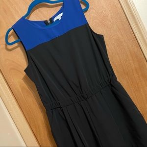 Reed Black/Blue Romper